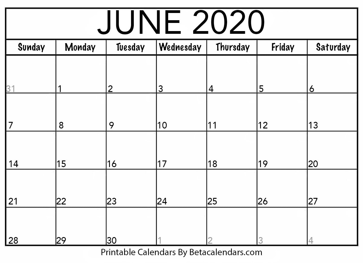 june 2021 calendar betacalendars Printable June 2020 Calendar Beta Calendars june 2021 calendar betacalendars