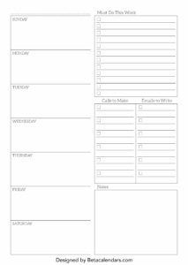 Weekly Planner