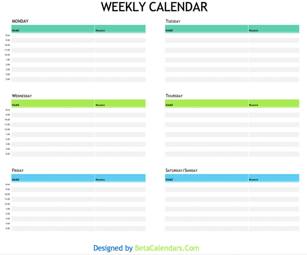 printable weekly calendars print blank calendars free printable