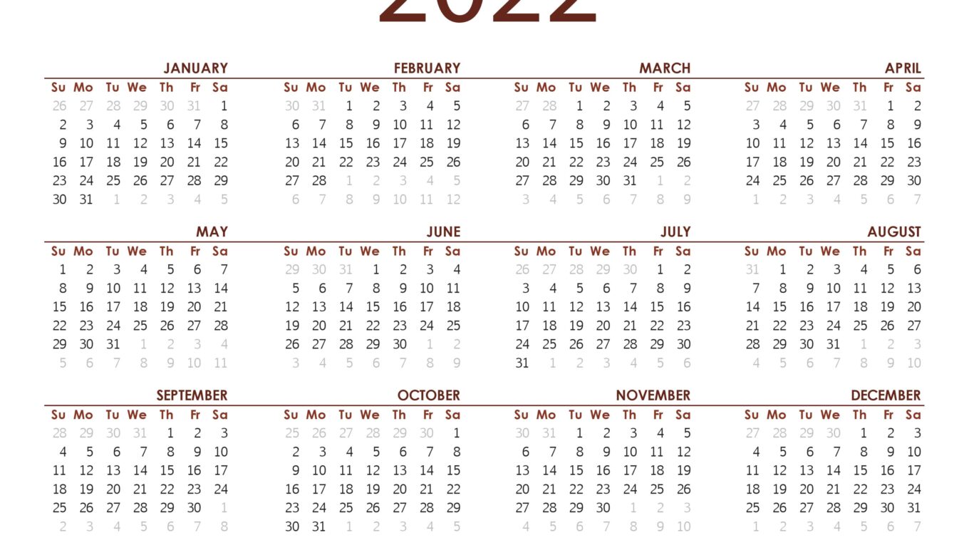 2022 Calendar Beta Calendars