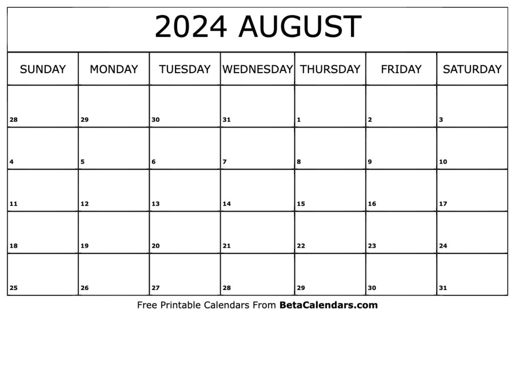 August, 2020